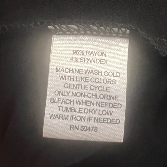 Cynthia Rowley Black Fit-and-Flare Dress with Pink Lining - Picture 3 of 4